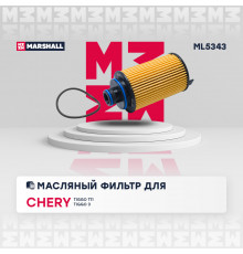 Фильтр масляный Chery Tiggo (T11 FL) 13- / Tiggo 3 18- (ML5343)