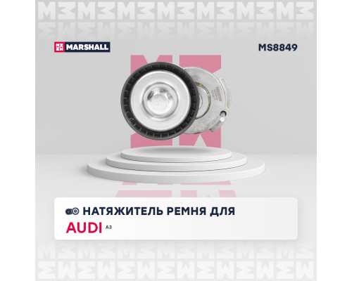 Натяжитель ремня SKODA OCTAVIA 04-; VOLKSWAGEN PASSAT 05-, POLO 01-, TIGUAN 07-