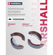 Тормозные колодки барабанные задние RENAULT LOGAN 04-; TOYOTA CAMRY 96-, COROLLA 12-