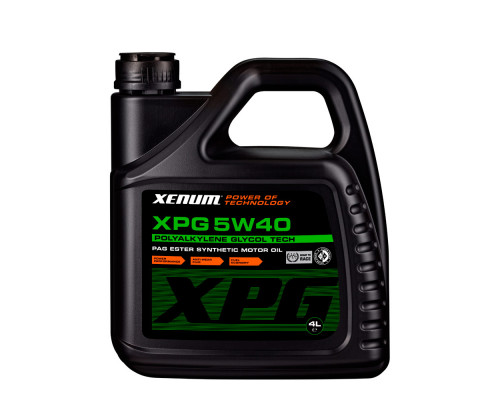 Масло моторное Xenum XPG 5W-40 полиалкиленгликолевое  с добавлением эстеров (4л)