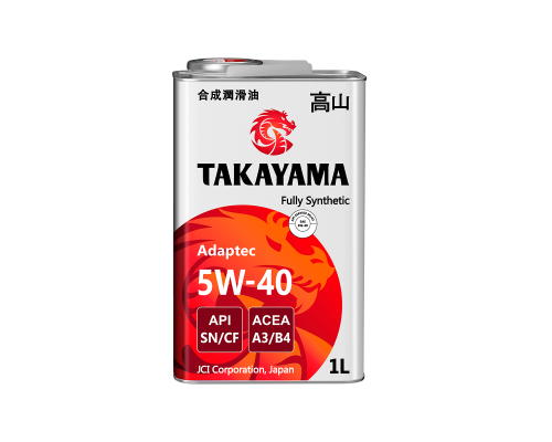 Масло моторное синтетическое Takayama Adaptec 5W-40 1л (ст.арт.605528) (605586)