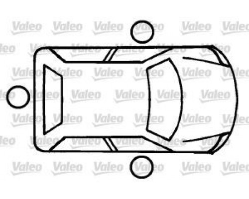 256603 Valeo Вставка замка двери 256603 Valeo Вставка замка двери