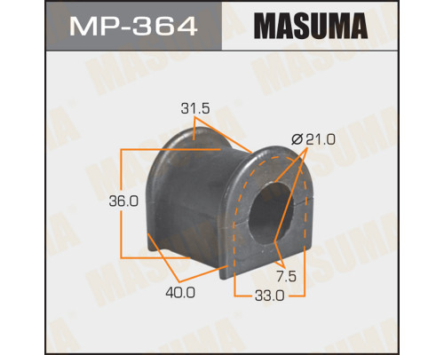 MP-364 Masuma Втулка (сайлентблок) заднего стабилизатора