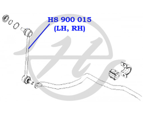 HS900015 Hanse Стойка переднего стабилизатора