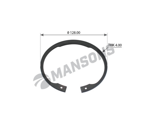 300.359 Mansons Кольцо стопорное ступицы для BPW ECO MAX 1996>