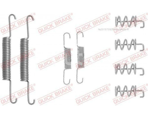 1050832 Quick Brake Установочный к-кт колодок ручного тормоза