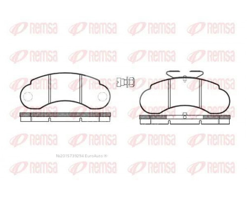 0142.20 Remsa Колодки тормозные передние к-кт