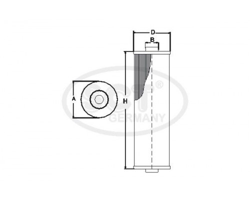 SC7067 SCT Germany  Фильтр топливный