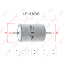 LF-1006 Lynx Фильтр топливный