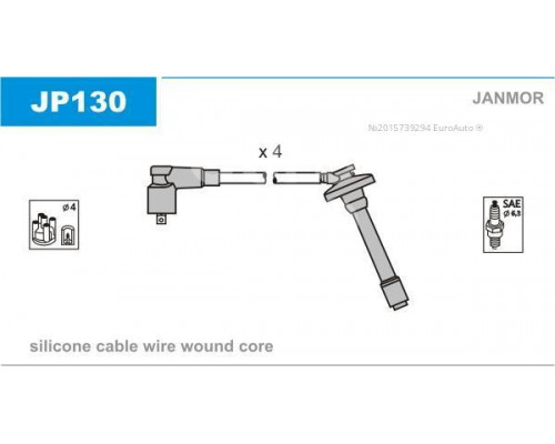JP130 Janmor Провода высокого напряж. к-кт для Toyota Avensis I 1997-2003