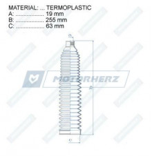 RDZ0401MG Motorherz Пыльник тяги с г/у