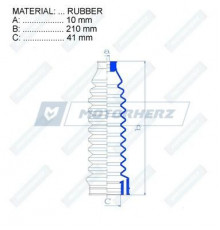 RDZ0311MG Motorherz Пыльник тяги с г/у