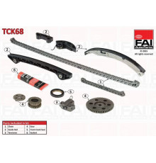 TCK68 FAI AutoParts  Цепь ГРМ к-кт