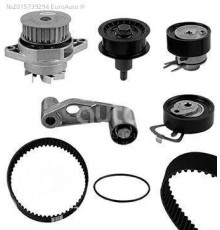 KP765-1 Graf Насос водяной (помпа) + к-кт ремня ГРМ для VW Golf IV/Bora 1997-2005