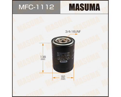 MFC-1112 Masuma Фильтр масляный