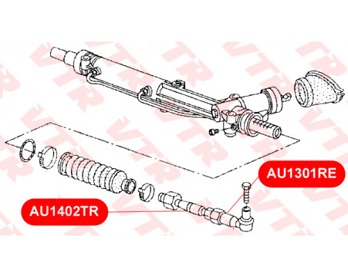 AU1301RE VTR Наконечник рулевой