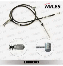 EI000303 Miles Трос стояночного тормоза правый для Toyota Avensis II 2003-2008