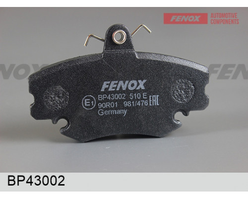 BP43002 FENOX Колодки тормозные передние к-кт