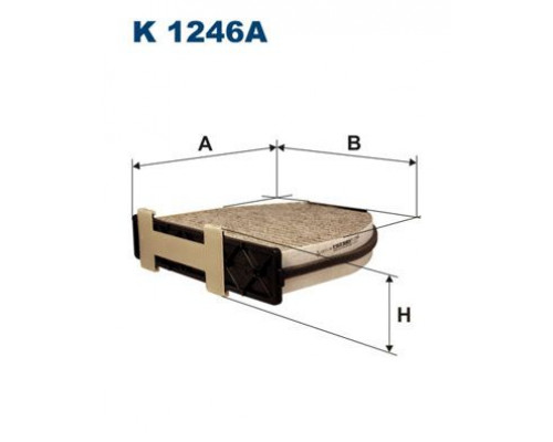 K1246A Filtron Фильтр салона