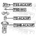 TSHB-ACA30F FEBEST Пыльник переднего амортизатора