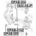 OPAB-005 FEBEST Втулка поворотного кулака