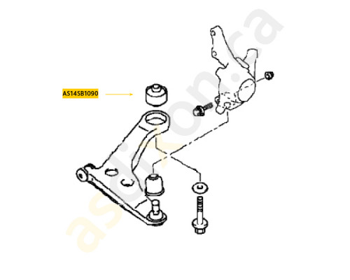 AS14SB1090 A.S.Dixon Сайлентблок переднего рычага задний