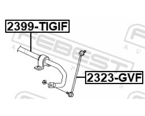 2399-TIGIF FEBEST Стабилизатор передний