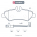 Торм. колодки дисковые задн. MB Sprinter II 16-; VW Crafter I 06- (M2629190)