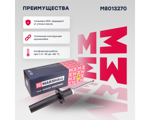 Амортизатор газ. передн. Audi A5 (8T) 07- (M8013270)