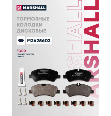 Комплект дисковых колодок задние FORD TOURNEO 12-, TRANSIT 14-
