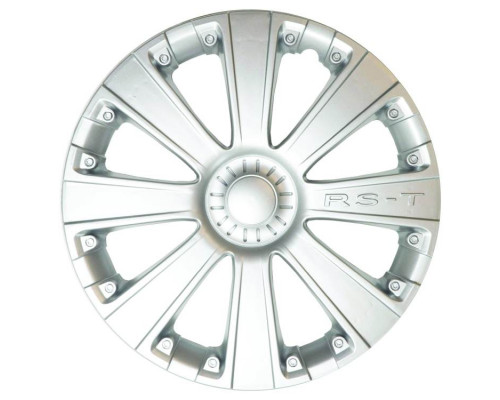 Колпак колеса 13" RS-T серебристый (пруж) (2 шт) (8) (193684)