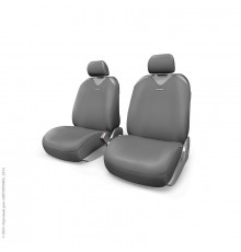 Autoprofi Чехлы-майки с закрытым сиденьем "R-1 Sport plus", 9 предметов, т.серый