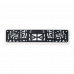 Рамка номерного знака, белая. ZiPOWER