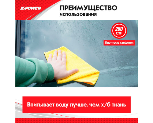САЛФЕТКИ ИЗ МИКРОФИБРЫ 40х30 см плотность 260г/кв.м