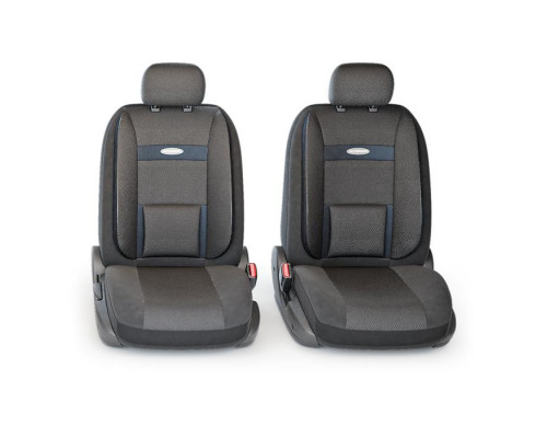 Комплект чехлов на сиденья Autoprofi "Comfort", усиленная боковая поддержка и поясничный упор, жакард