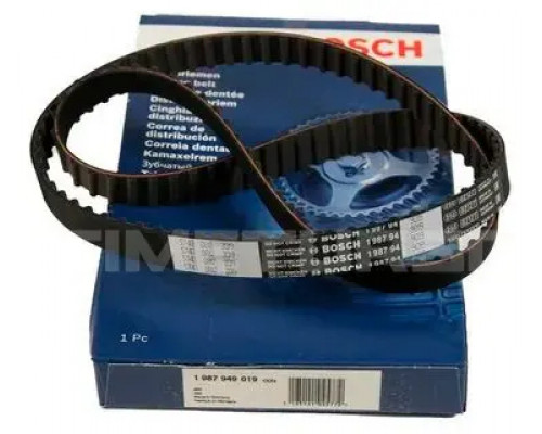 Ремень ГРМ BOSCH зубчатый 1 987 949 019 для ВАЗ 2104, 2105, 2107 Ремень ГРМ BOSCH зубчатый 1 987 949 019 для ВАЗ 2104, 2105, 2107