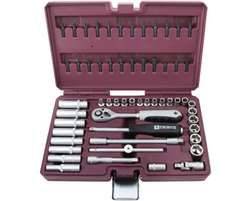 Набор инструмента THORVIK 1/4"DR, 57 предметов (054003)