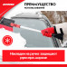 Щетка для снега телескопическая  со скребком 91-140 см. ZiPOWER