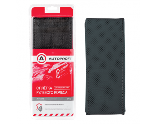 Autoprofi Оплетка для перетяжки руля черная