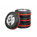 Чехлы на колеса ORG-TIRE-Hsh-R WIIIX, красные