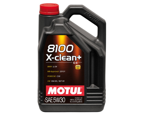 Масло моторное Motul 8100 X-clean+ 5W-30 (5л) (арт. 102269)