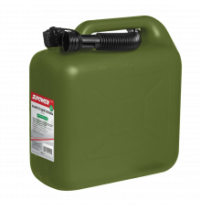 Канистра для топлива ZiPOWER 10л. Цвет - оливковый.