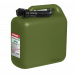 Канистра для топлива ZiPOWER 10л. Цвет - оливковый.