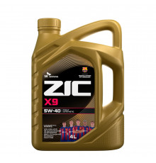 Масло моторное ZIC X9 5W40, 4л.