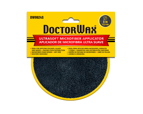 Аппликатор из микрофибры. Диаметр 125 мм. DoctorWax