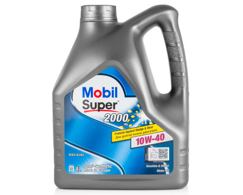 Моторное масло Mobil Super 2000 X1 10W-40 4л. (арт. 152568)