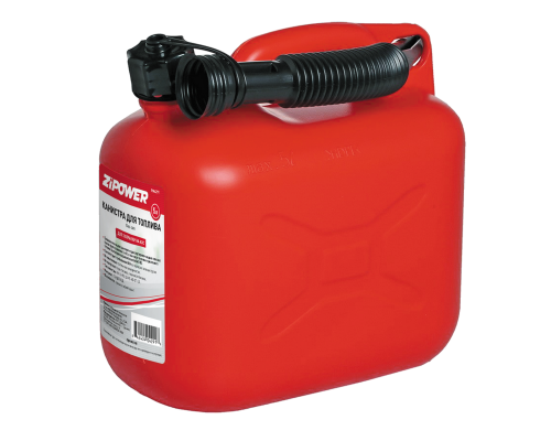 Канистра для топлива ZiPOWER (5 л.) Цвет - красный.