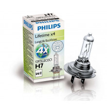 Лампа Philips LongLife EcoVision H7, 12V 55W PX26d (1 шт.)