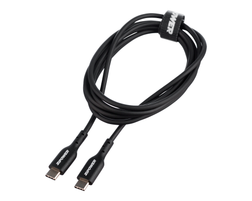 Кабель TYPE-C - TYPE-C, 2м.  ZiPOWER