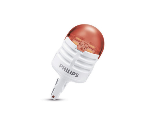 Лампы автомобильные светодиодные PHILIPS W21 LED red 11065 U30R B2